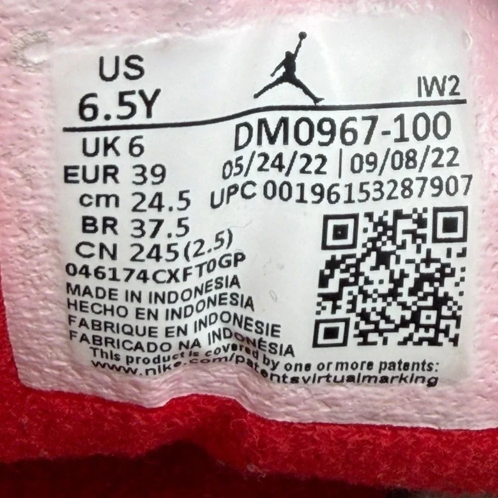 Air Jordan 3 Retro GS White Cement Reimagined DM0967-100 Size 6.5Y‎